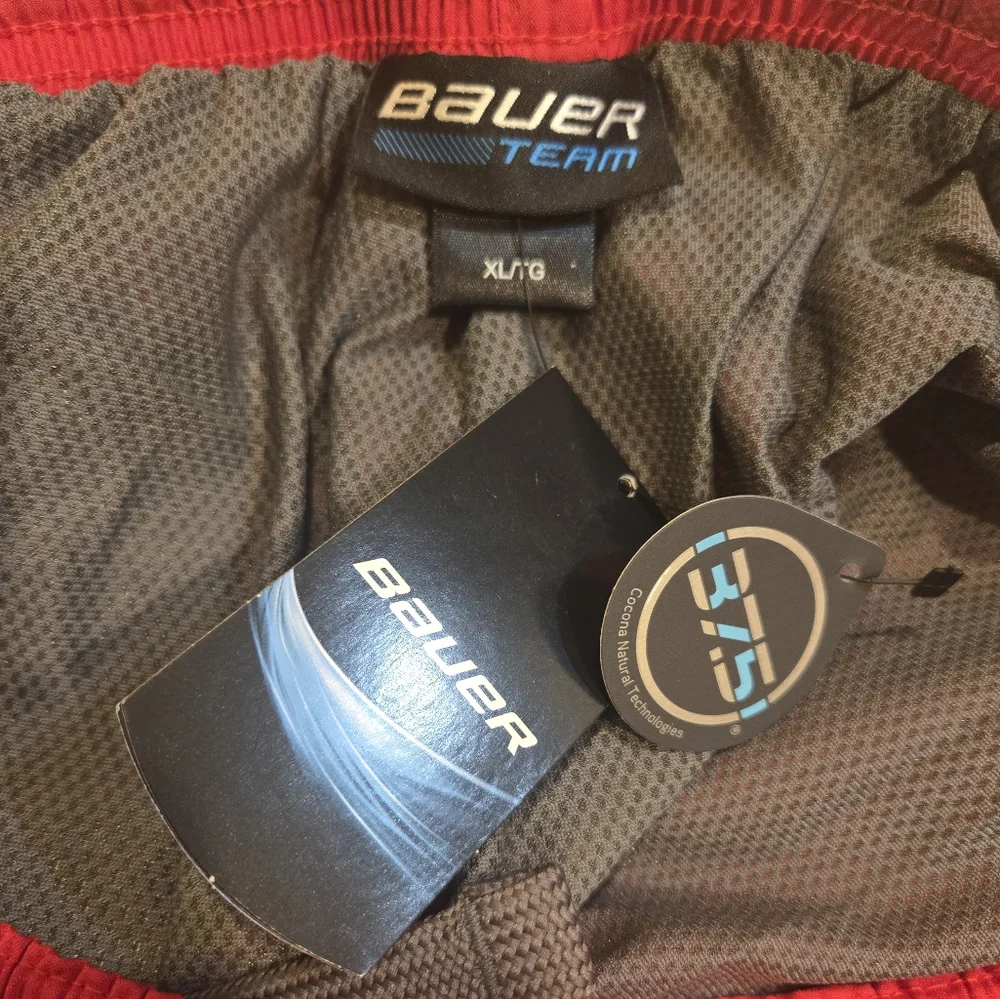 Bauer Red Rink Pants With Tags - Picture 5 of 6
